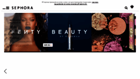 What Sephora.dk website looked like in 2017 (6 years ago)