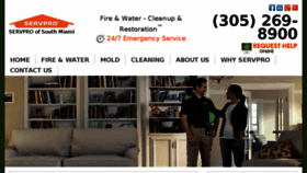 What Servprosouthmiami.com website looked like in 2017 (6 years ago)