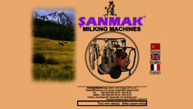 What Sanmak.net website looked like in 2017 (6 years ago)