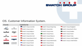What Swatchgroup-services.biz website looked like in 2017 (6 years ago)