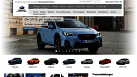 What Subaru-presse.de website looked like in 2017 (6 years ago)
