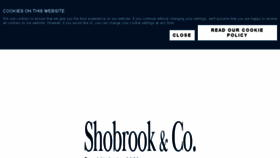 What Shobrook.co.uk website looked like in 2017 (6 years ago)