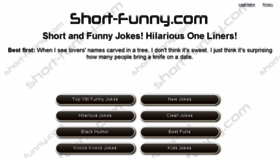 What Short-funny.com website looked like in 2018 (6 years ago)