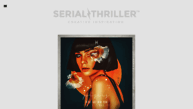 What Serialthriller.com website looked like in 2018 (6 years ago)