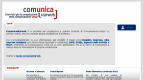 What Starweb.infocamere.it website looked like in 2018 (6 years ago)