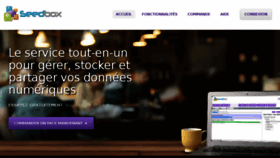 What Seedbox.fr website looked like in 2018 (6 years ago)