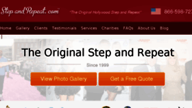 What Stepandrepeat.com website looked like in 2018 (7 years ago)