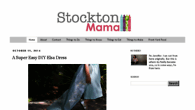 What Stocktonmama.com website looked like in 2018 (6 years ago)