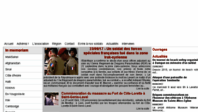 What Soldatsdefrance.fr website looked like in 2018 (6 years ago)