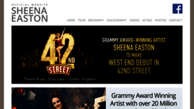 What Sheenaeaston.com website looked like in 2018 (6 years ago)