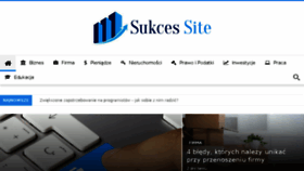 What Sukcessite.pl website looked like in 2018 (6 years ago)