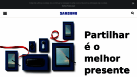 What Samsung.pt website looked like in 2018 (6 years ago)