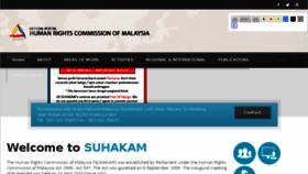 What Suhakam.org.my website looked like in 2018 (6 years ago)