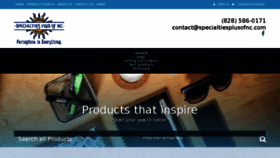 What Specialtiesplusofnc.com website looked like in 2018 (6 years ago)