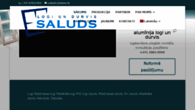 What Saluds.lv website looked like in 2018 (6 years ago)