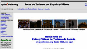 What Spaincenter.org website looked like in 2018 (6 years ago)