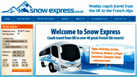What Snowexpress.co.uk website looked like in 2018 (6 years ago)