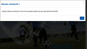 What Socialfoot.fr website looked like in 2018 (6 years ago)