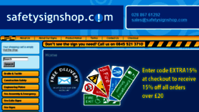 What Safetysignshop.com website looked like in 2018 (6 years ago)