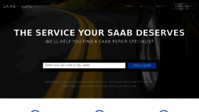 What Saabshops.com website looked like in 2018 (6 years ago)