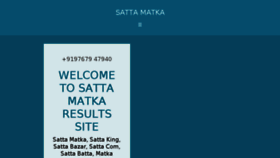 What Sattamatka.biz website looked like in 2018 (6 years ago)