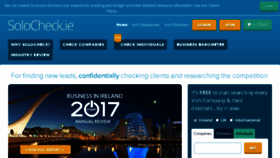What Solocheck.ie website looked like in 2018 (7 years ago)