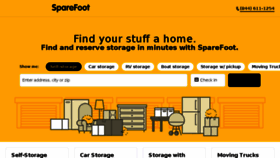 What Sparefoot.com website looked like in 2018 (6 years ago)