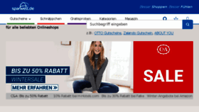 What Sparwelt.de website looked like in 2018 (6 years ago)