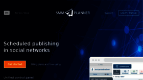 What Smmplanner.com website looked like in 2018 (6 years ago)