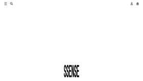 What Ssense.com website looked like in 2018 (6 years ago)