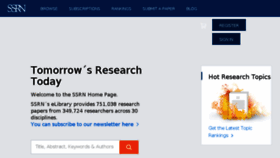 What Ssrn.com website looked like in 2018 (6 years ago)