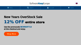 What Softwarekeep.eu website looked like in 2018 (6 years ago)