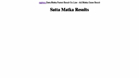 What Sattamatka2.in website looked like in 2018 (6 years ago)
