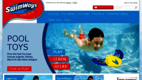 What Swimways.com website looked like in 2018 (6 years ago)
