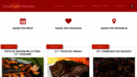 What Sagreinromagna.it website looked like in 2018 (6 years ago)