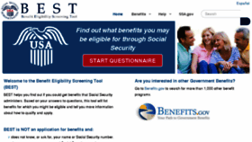 What Ssabest.benefits.gov website looked like in 2018 (6 years ago)