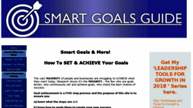 What Smart-goals-guide.com website looked like in 2018 (6 years ago)
