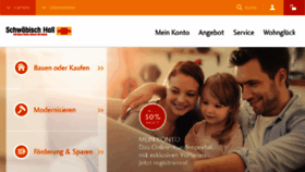 What Schwaebisch-hall.de website looked like in 2018 (6 years ago)