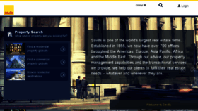 What Savills.com website looked like in 2018 (6 years ago)