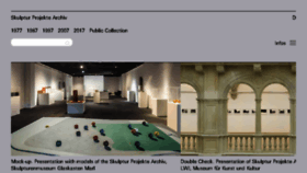 What Skulptur-projekte-archiv.de website looked like in 2018 (6 years ago)