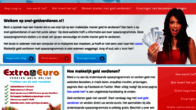 What Snel-geldverdienen.nl website looked like in 2018 (6 years ago)