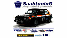 What Saabtuning.cz website looked like in 2018 (8 years ago)