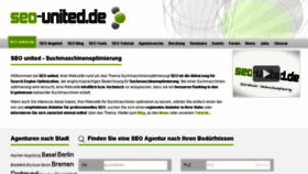 What Seo-united.de website looked like in 2018 (6 years ago)
