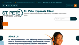 What Stpetehypnosisclinic.com website looked like in 2018 (6 years ago)
