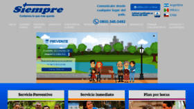 What Siemprearg.com website looked like in 2018 (6 years ago)