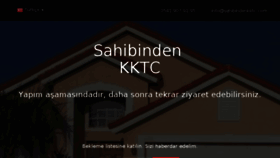 What Sahibindenkktc.com website looked like in 2018 (6 years ago)