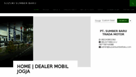 What Suzukisumberbaru.com website looked like in 2018 (6 years ago)