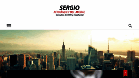 What Sergioweb.es website looked like in 2018 (6 years ago)