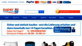 What Superteleshopping.de website looked like in 2018 (6 years ago)