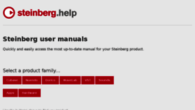 What Steinberg.help website looked like in 2018 (6 years ago)